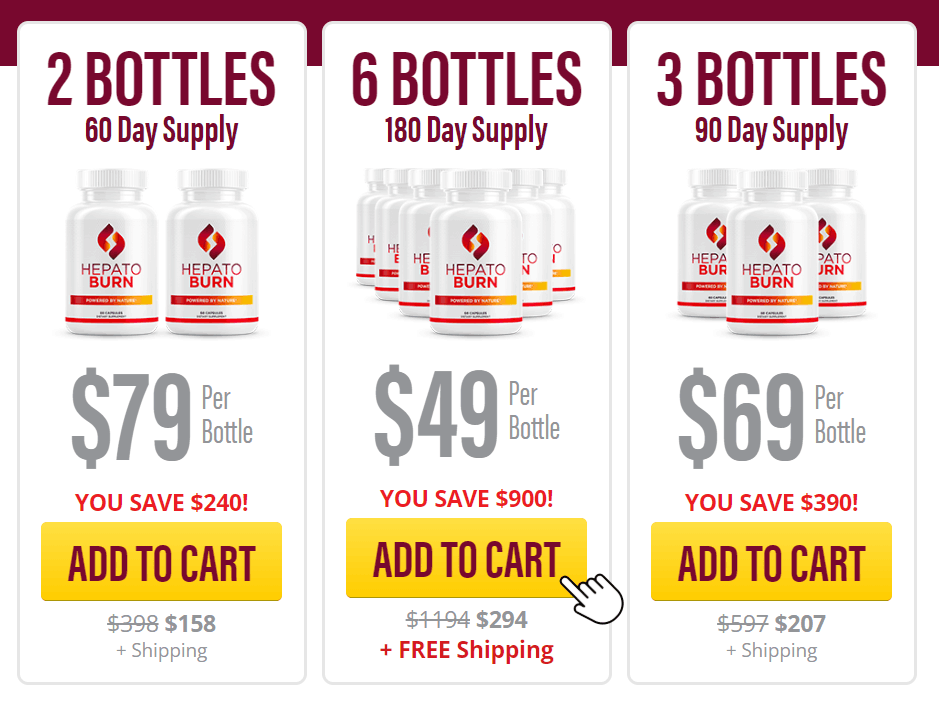 HepatoBurn Pricing